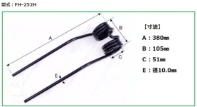低価格同等品質の社外トラクター用テッダータインを鹿児島へ発送