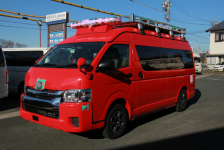 災害現場で活躍する働く車！消防指揮車の内装を製作しました